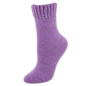 CTM Women's Cozy and Colorful Lounge Socks by Wootie(1 Pair)